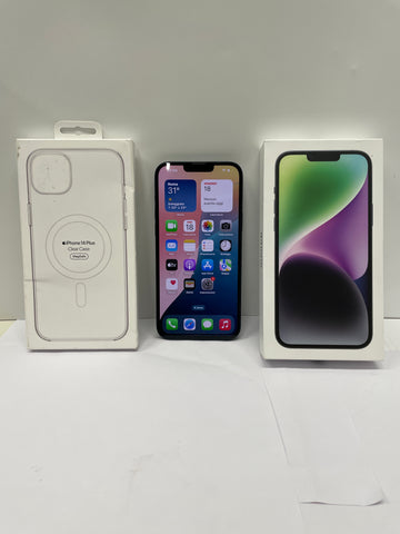iPhone 14 plus midnight 128gb con cover magsafe