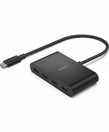 Hub USB-C Belkin Connect 4 Porte vista frontale