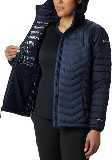 Columbia Powder Lite Piumino Donna Nocturnal vista frontale