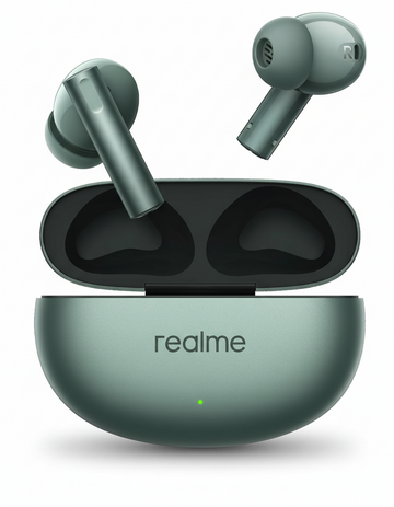 realme Buds Air 6 Cuffie Wireless Verde Foresta con ANC