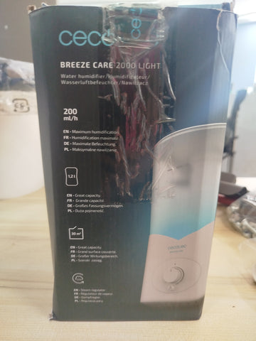 Cecotec breeze care 2000 light umidificatore