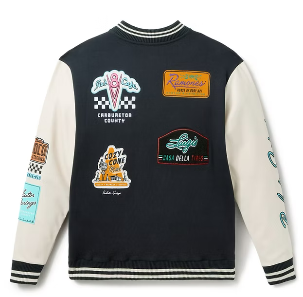 Giubbotto College Uomo Cars Disney Pixar – Varsity Jacket Taglia L