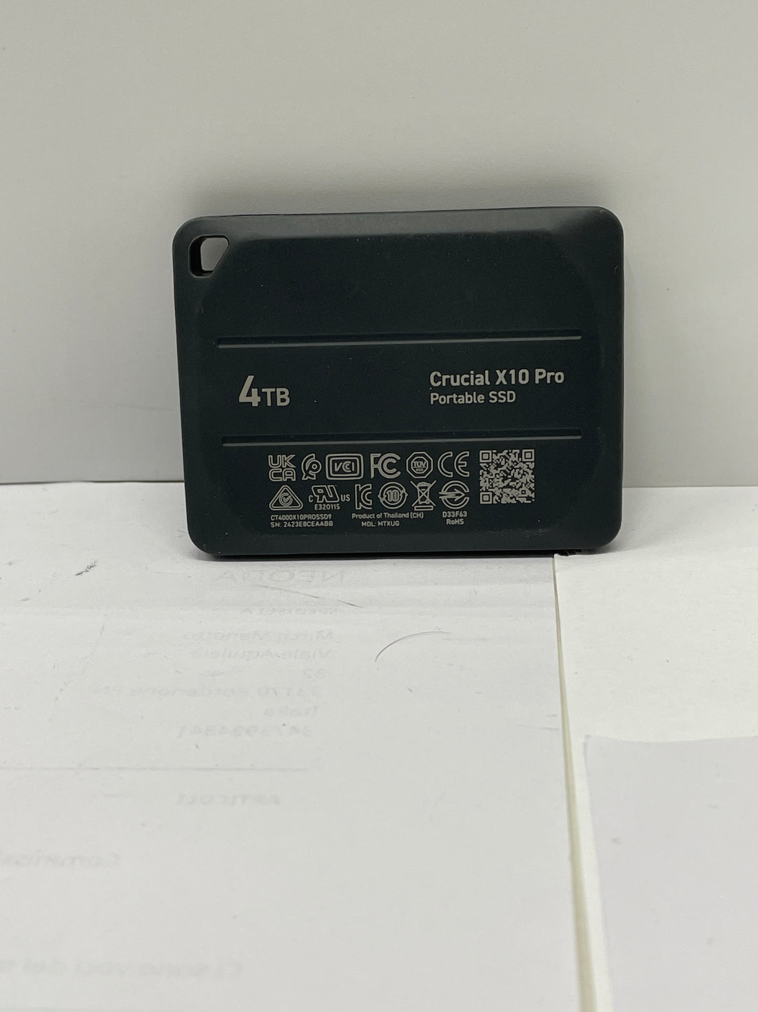 Crucial x10 pro Portable SSD - 4tb