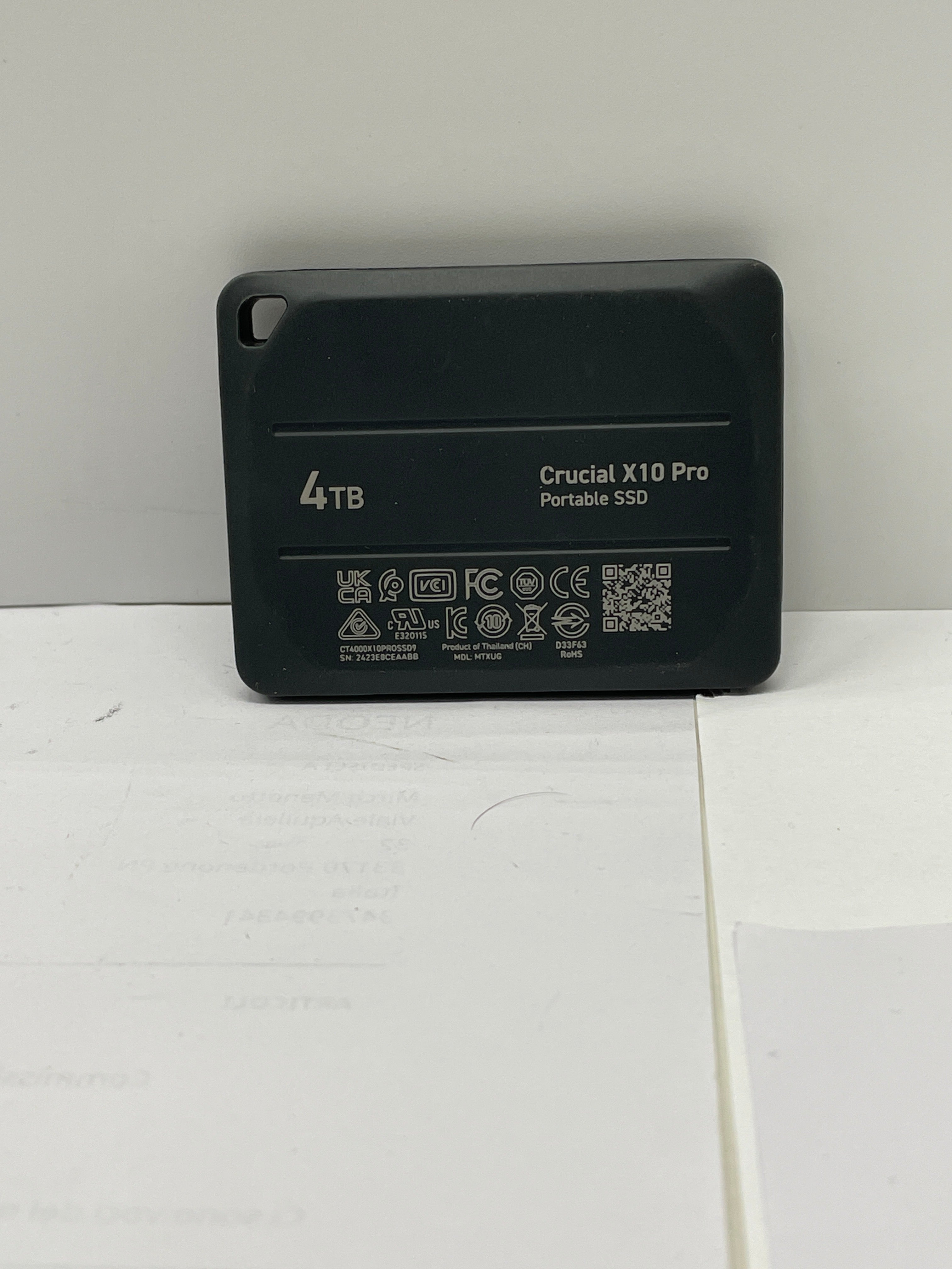 Crucial x10 pro Portable SSD - 4tb