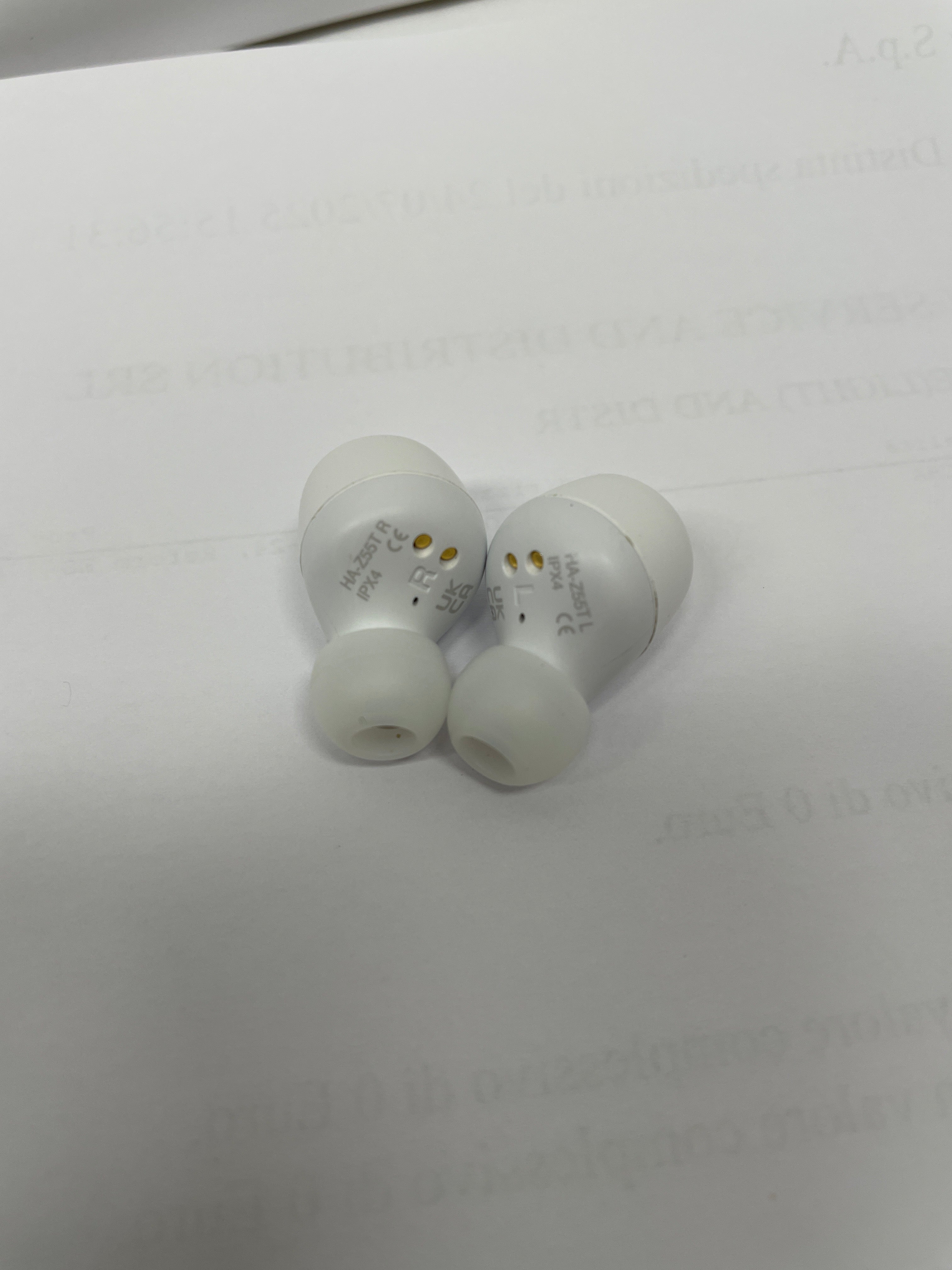 JVC HA-Z330T auricolari True Wireless bianchi