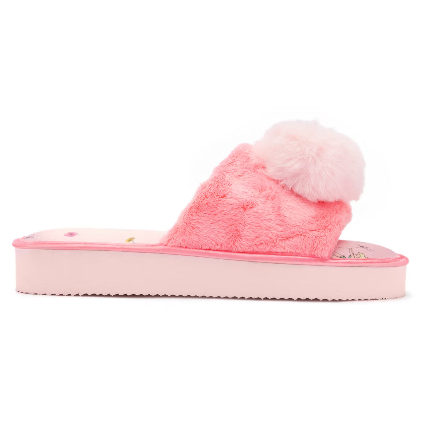 Pantofole Campanellino Disney Peter Pan Rosa da Donna con Pompon TG 39