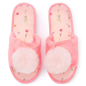 Pantofole Campanellino Disney Peter Pan Rosa da Donna con Pompon TG 39