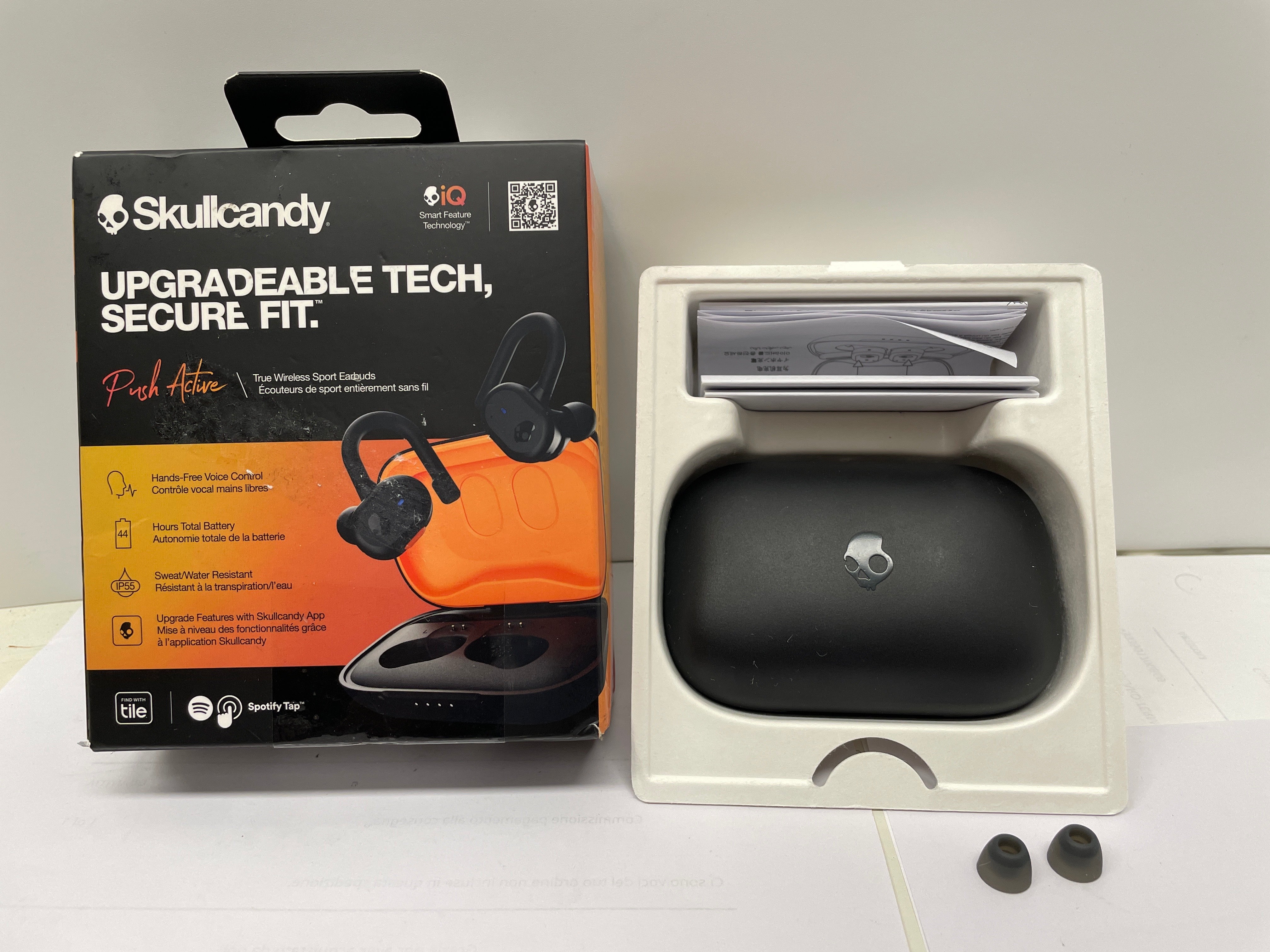 Skullcandy Push Active Auricolari Wireless In-Ear con Skull-iQ e Microfono