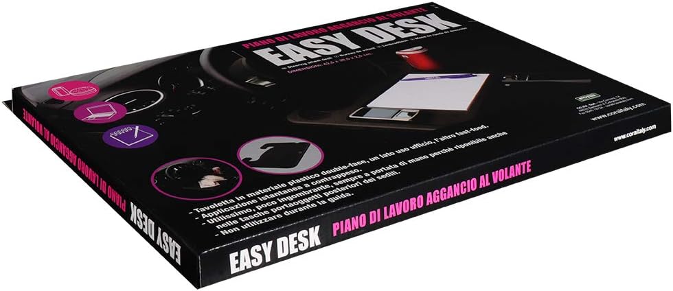Supporto da volante CORA EasyDesk – Tavolino auto doppio uso (Usato, buone condizioni)