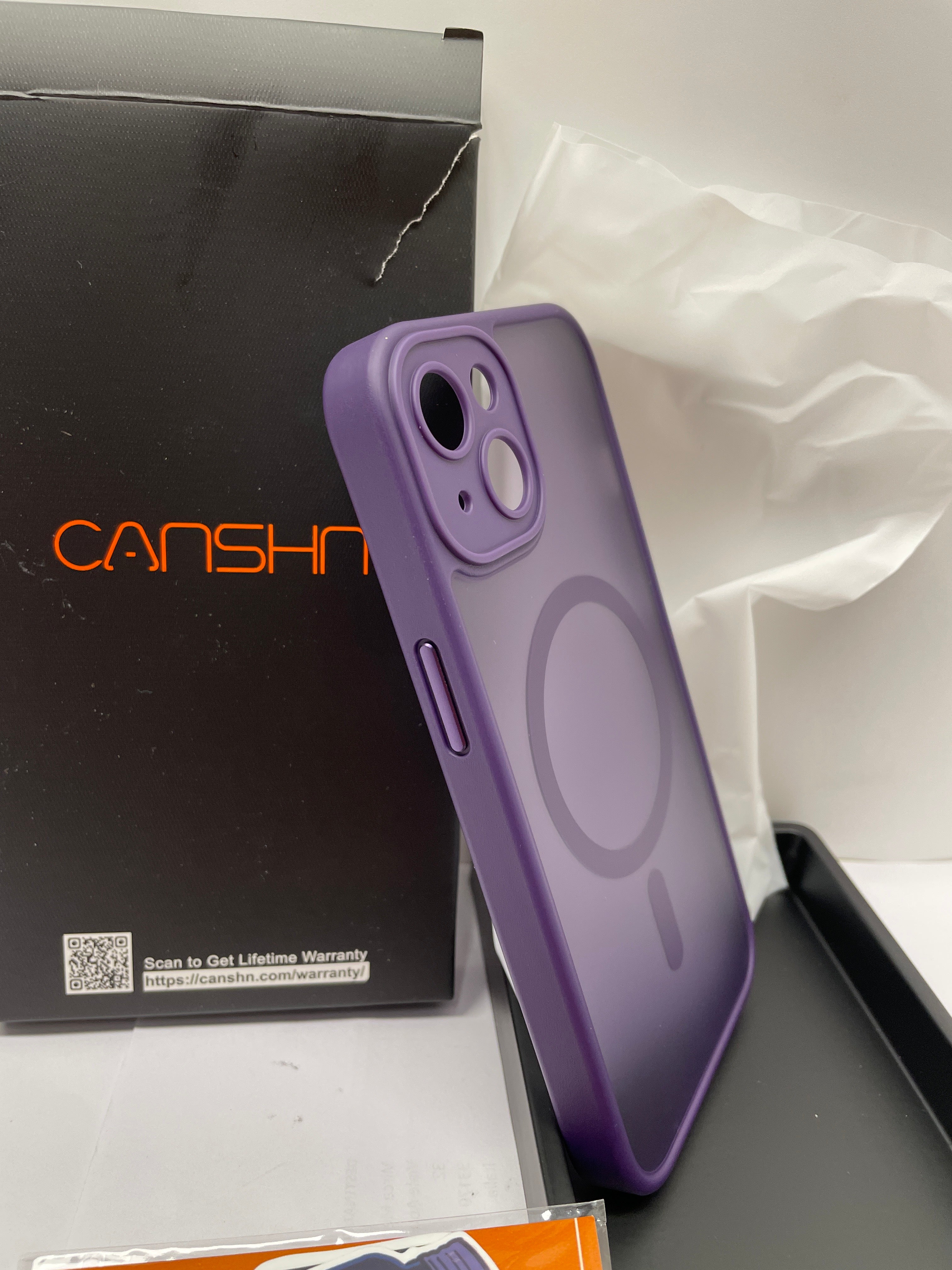 CANSHN Cover Magnetica per iPhone 13, Compatibile con MagSafe