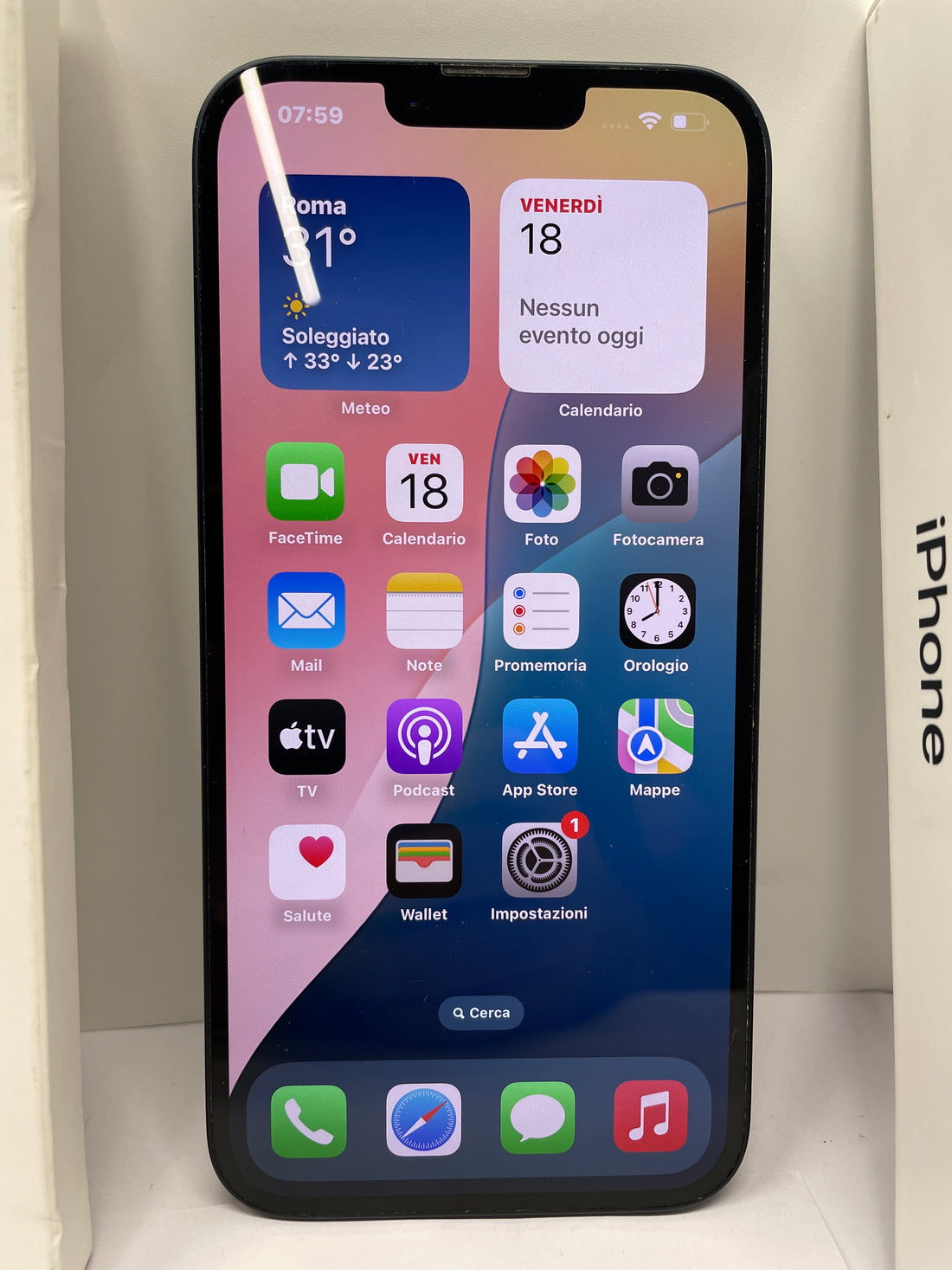 iPhone 14 plus midnight 128gb con cover magsafe