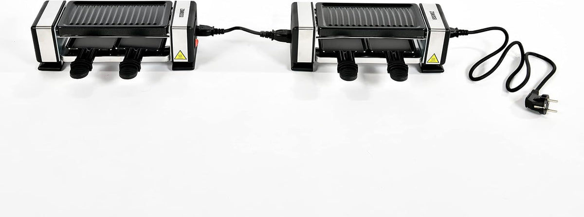 Zanussi RC86P Cosy Raclette – Raclette Doppia con Grill per 4 Persone