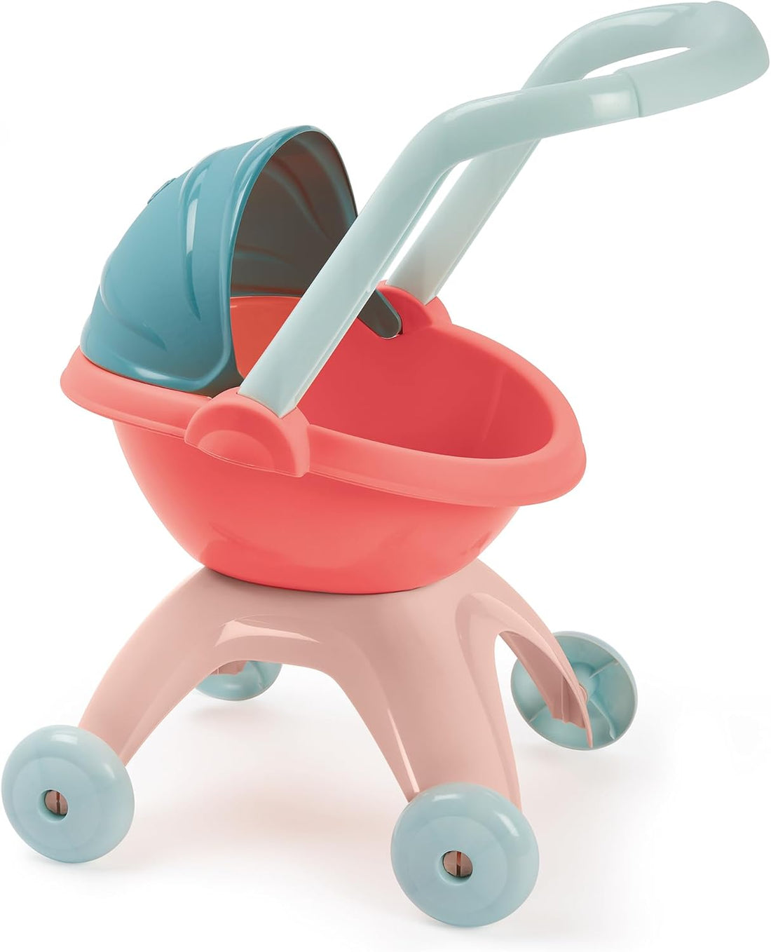 Ecoiffier Carrozzina Giocattolo per Bambole - Passeggino in Plastica per Bambini +18 Mesi