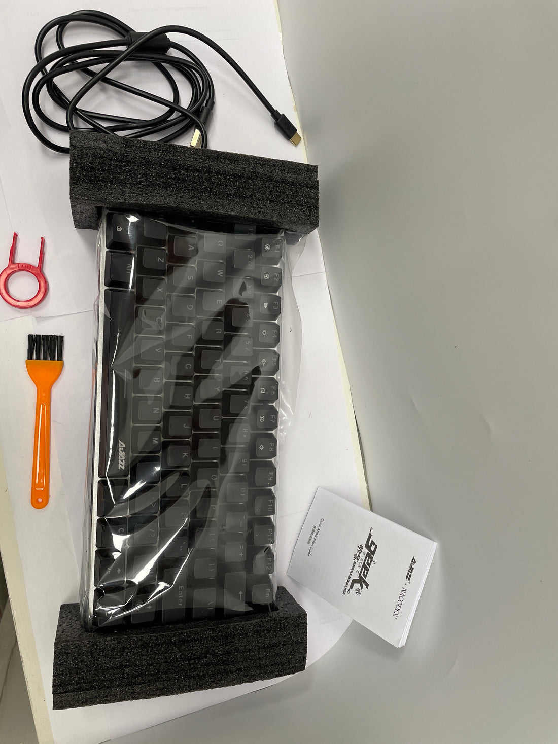 AJAZZ AK33 Pro Tastiera Meccanica Gaming, 104 Tasti,32 Modalità di illuminazione