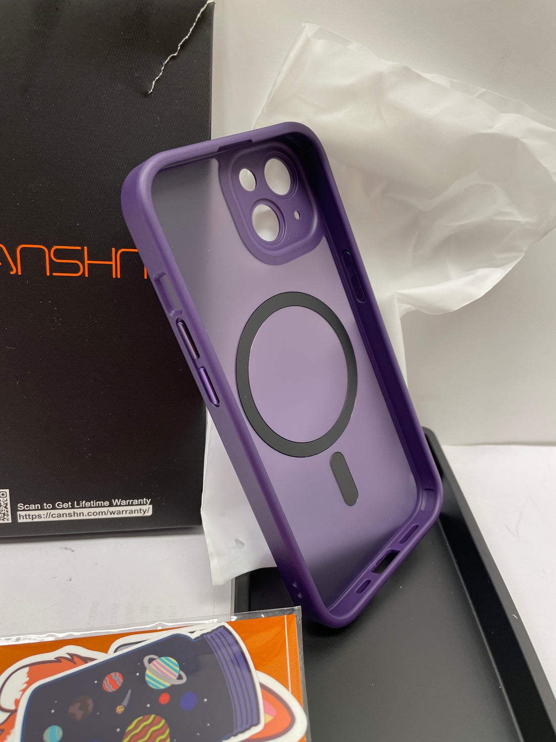 CANSHN Cover Magnetica per iPhone 13, Compatibile con MagSafe