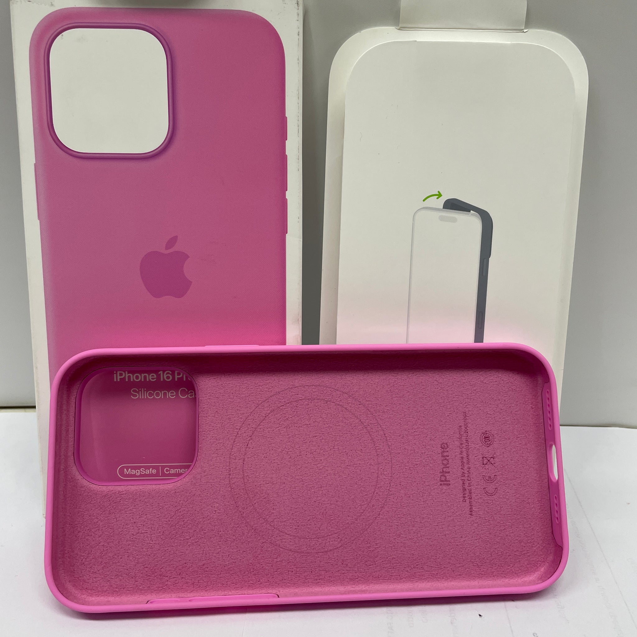 Apple Custodia MagSafe in silicone per iPhone 16 Pro Max - Rosa peonia