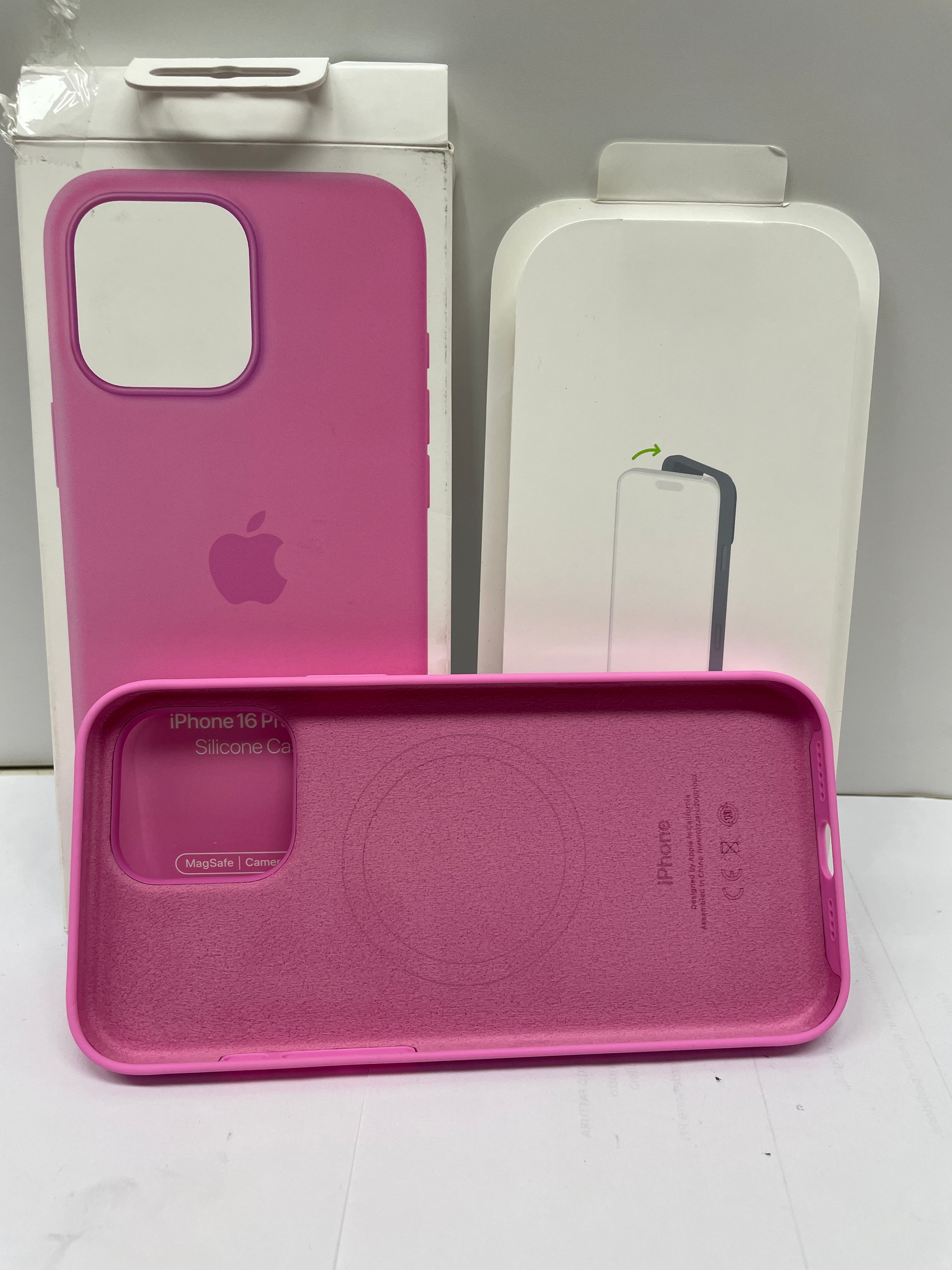 Apple Custodia MagSafe in silicone per iPhone 16 Pro Max - Rosa peonia