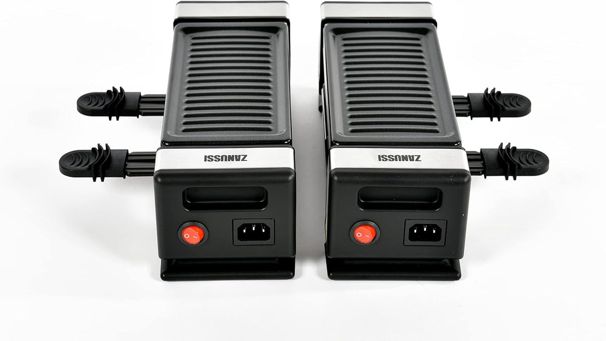 Zanussi RC86P Cosy Raclette – Raclette Doppia con Grill per 4 Persone