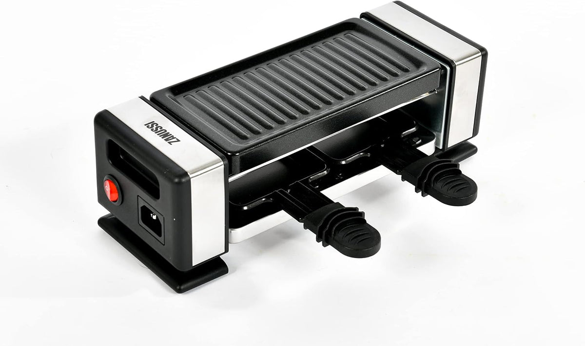Zanussi RC86P Cosy Raclette – Raclette Doppia con Grill per 4 Persone
