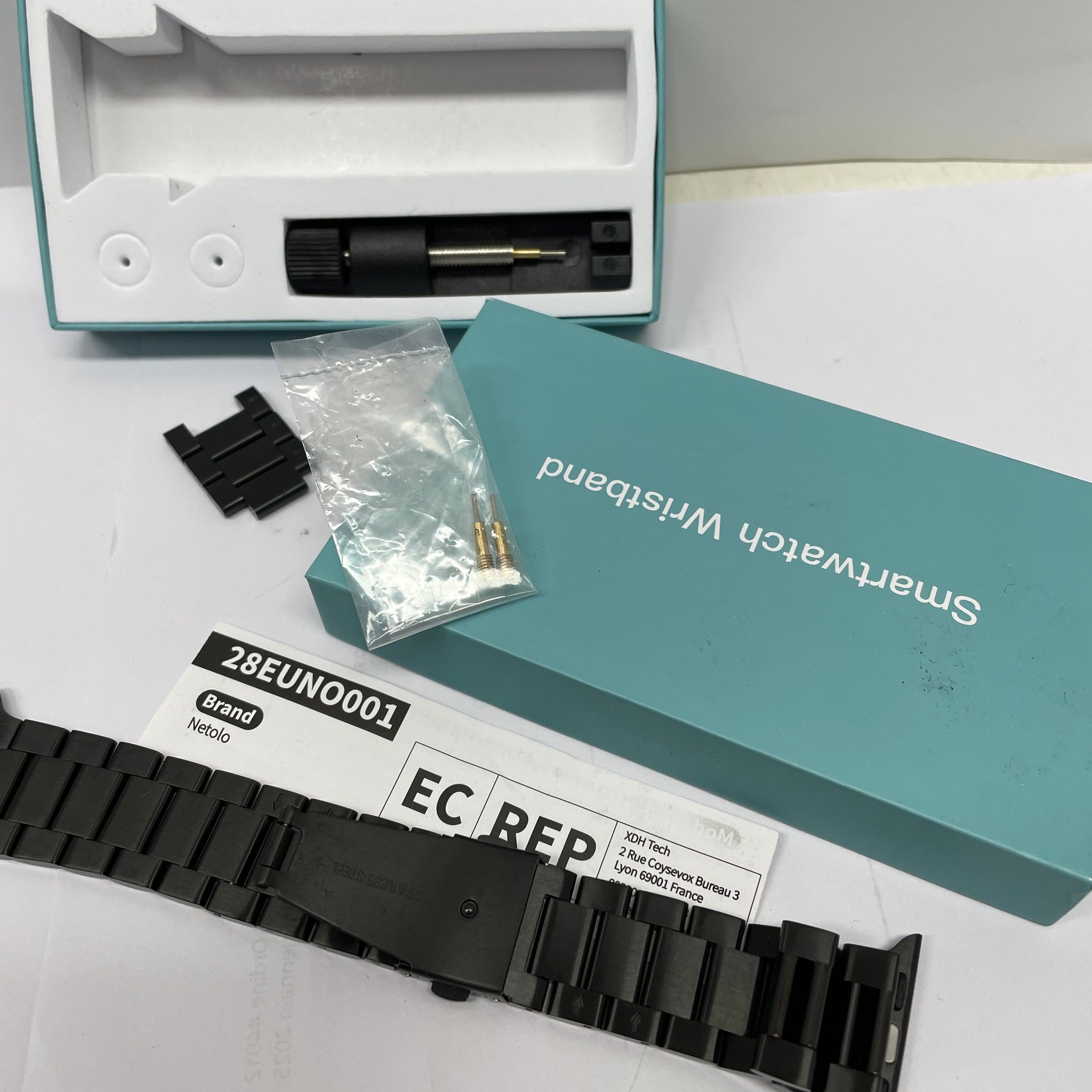 Netolo Cinturino in Metallo Compatibile con Cinturino Apple Watch