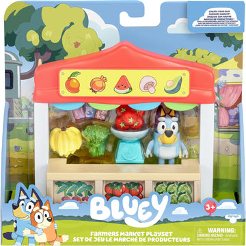 Bluey Mini Set Mercato degli Agricoltori con Bingo – Playset con Accessori