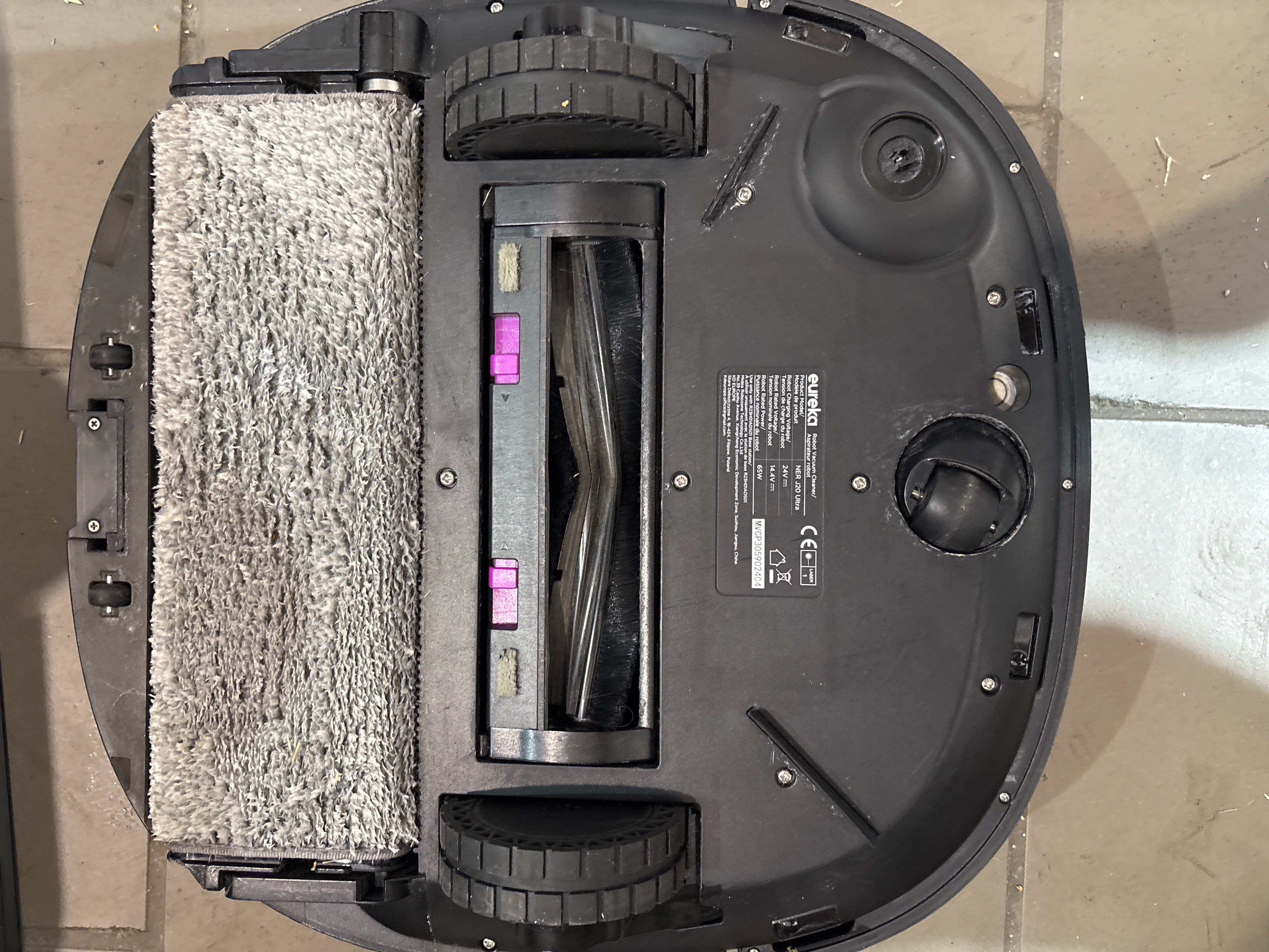 Robot Aspirapolvere Eureka J20 Autosvuotante Aspirazione Auto Scopa Lavaggio e Asciugatura Aria Calda