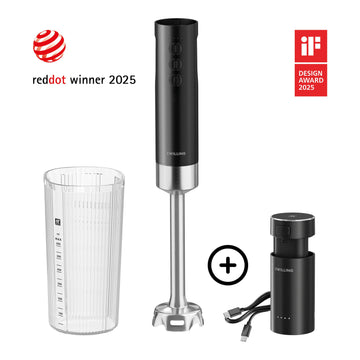 Frullatore a Immersione Senza Fili ZWILLING Enfinigy XTEND – Set con Batteria