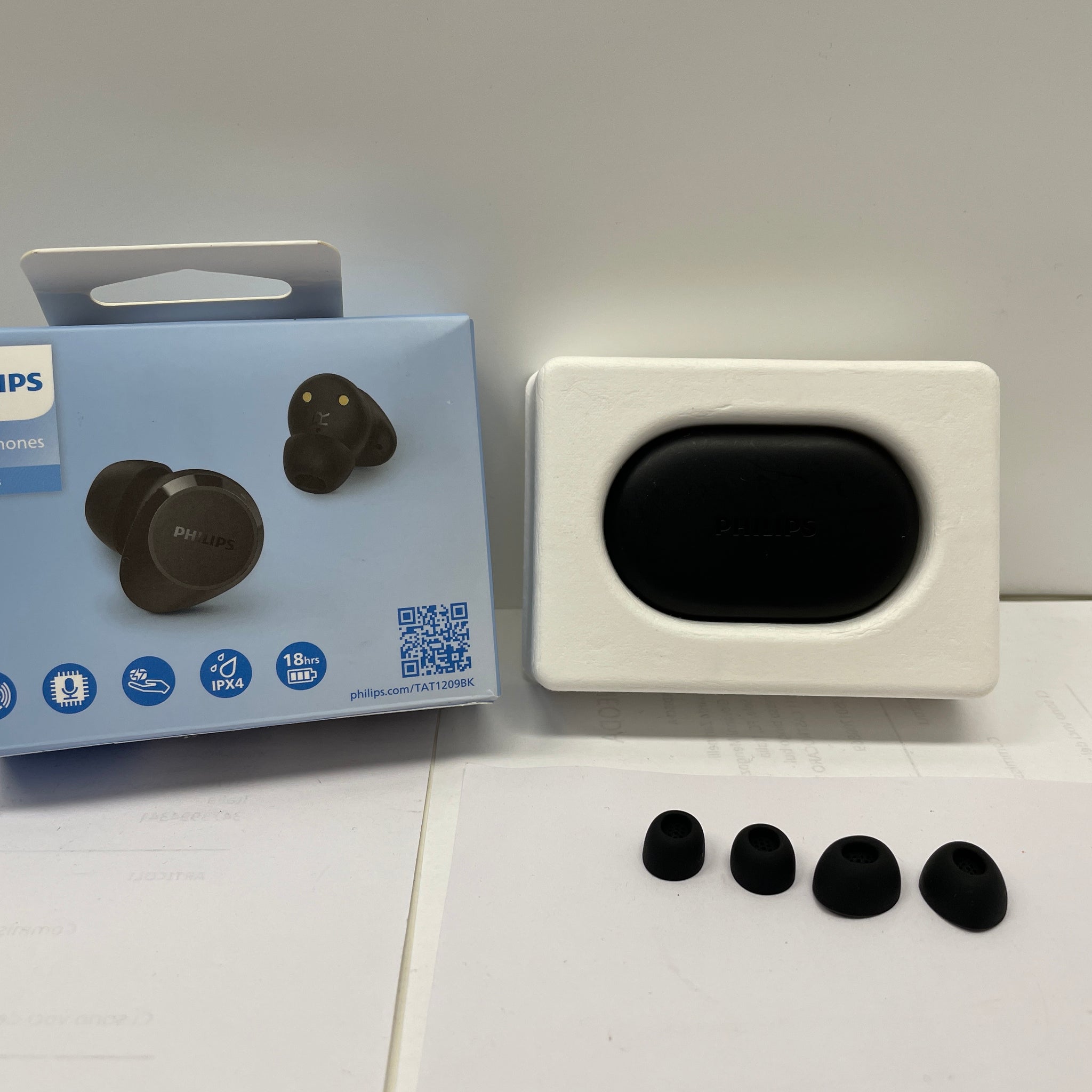 Philips TAT1209BK Cuffie auricolari Bluetooth