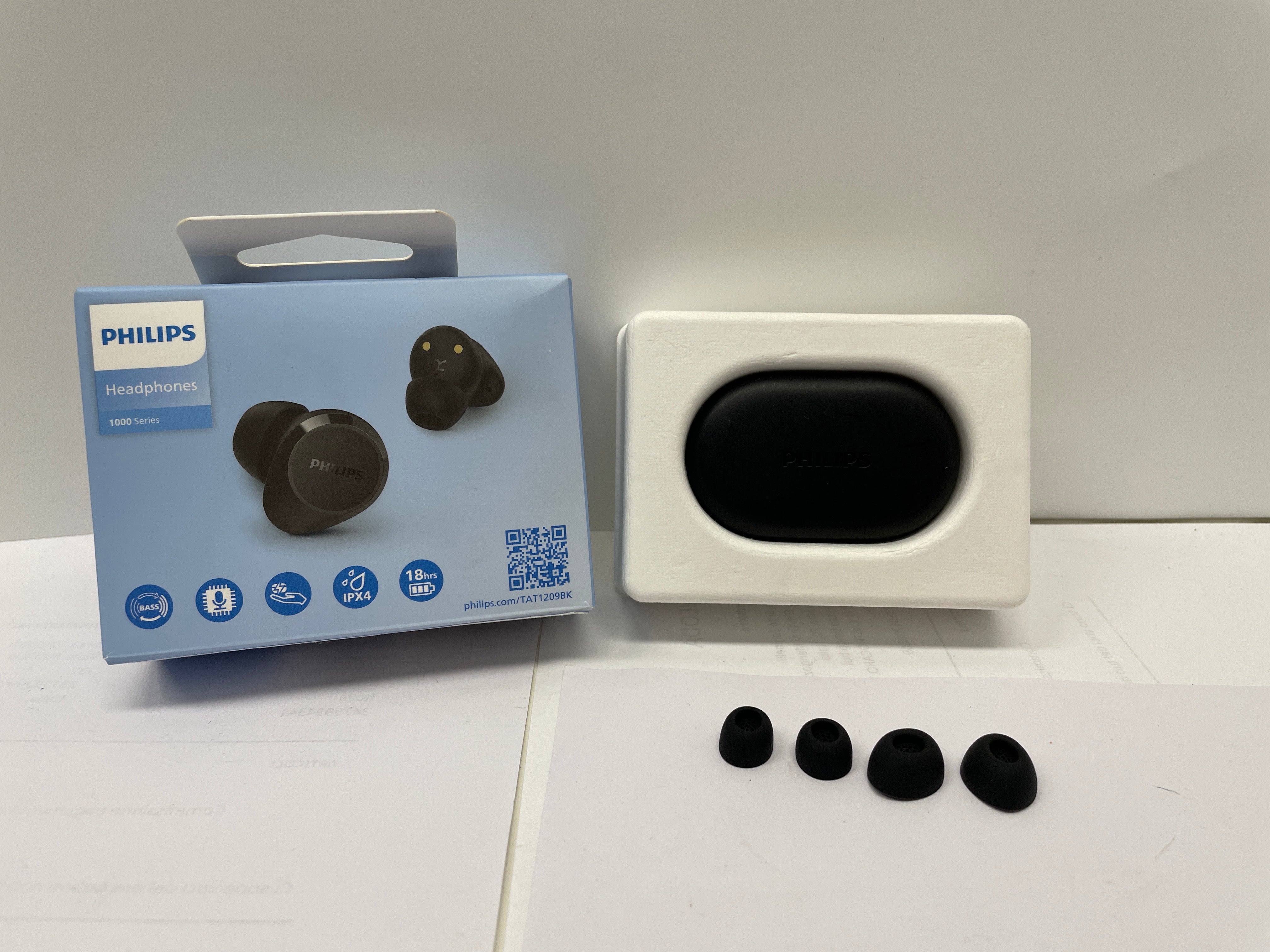 Philips TAT1209BK Cuffie auricolari Bluetooth