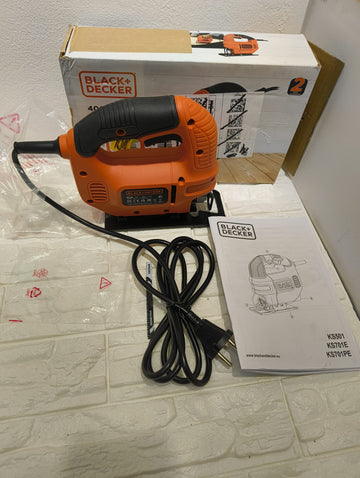 BLACK+DECKER KS501-QS Seghetto Alternativo 400W con Sistema Inclinazione 45°