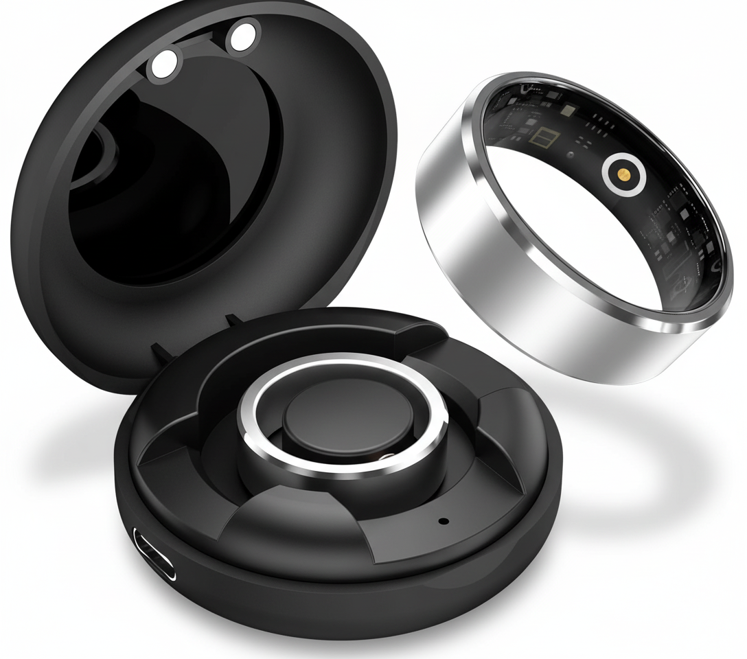 Anello Smart Fitness Tracker Smartring vista frontale