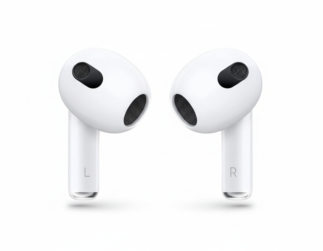 AirPods 3a generazione dettaglio custodia ricarica