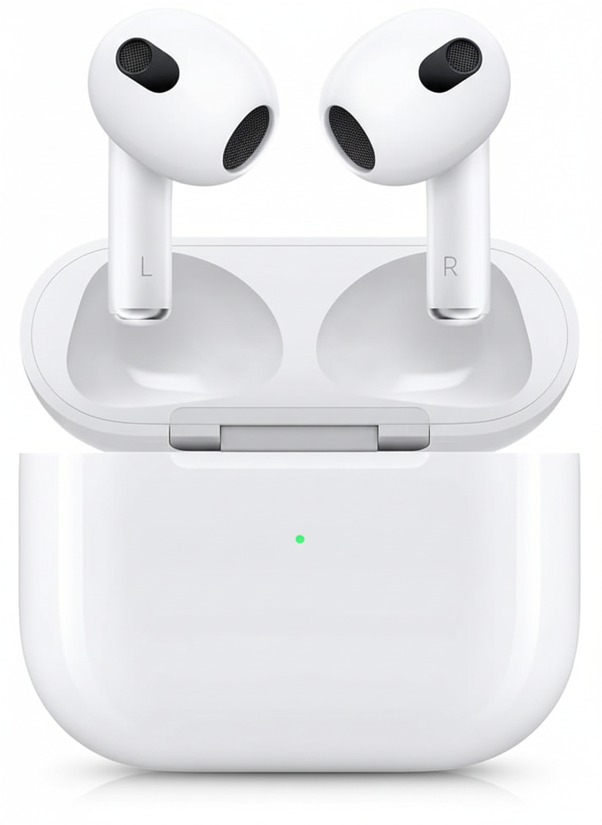 AirPods 3a generazione dettaglio custodia ricarica