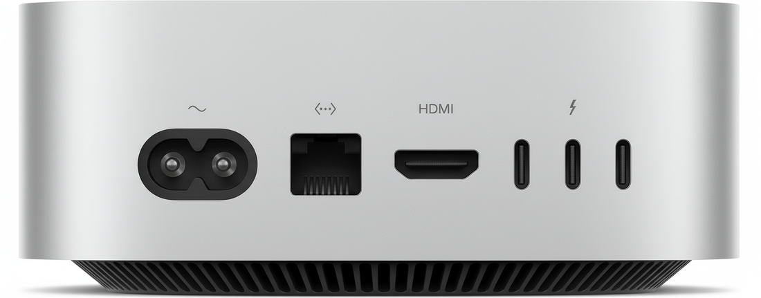 Desktop Mac Mini M2 design compatto