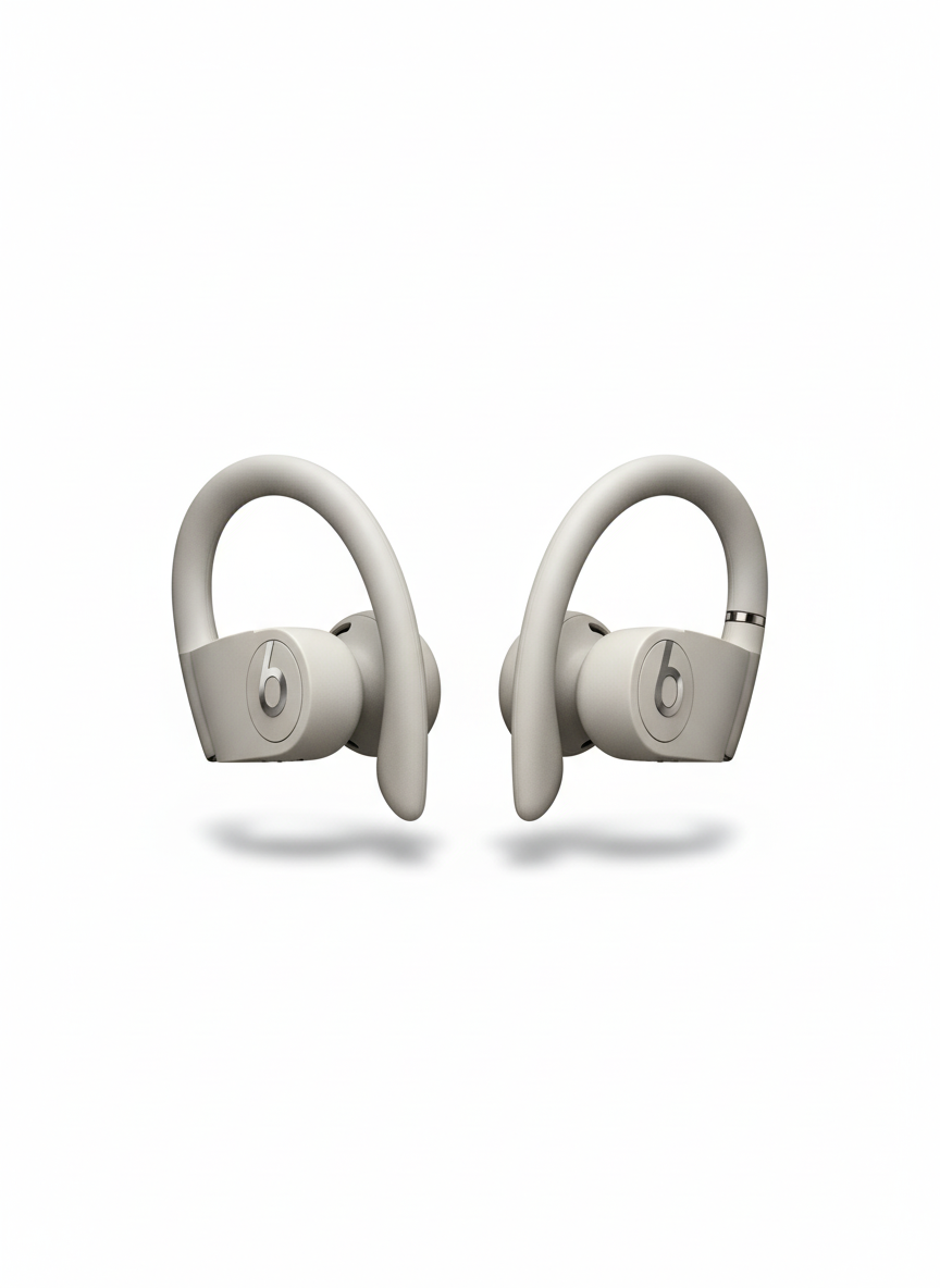 Beats Powerbeats Pro auricolari wireless avorio vista frontale