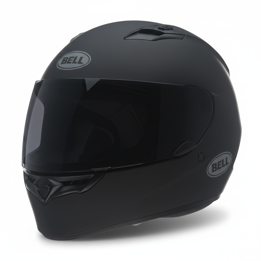 Casco Moto Bell Qualifier Nero Opaco Taglia M vista frontale