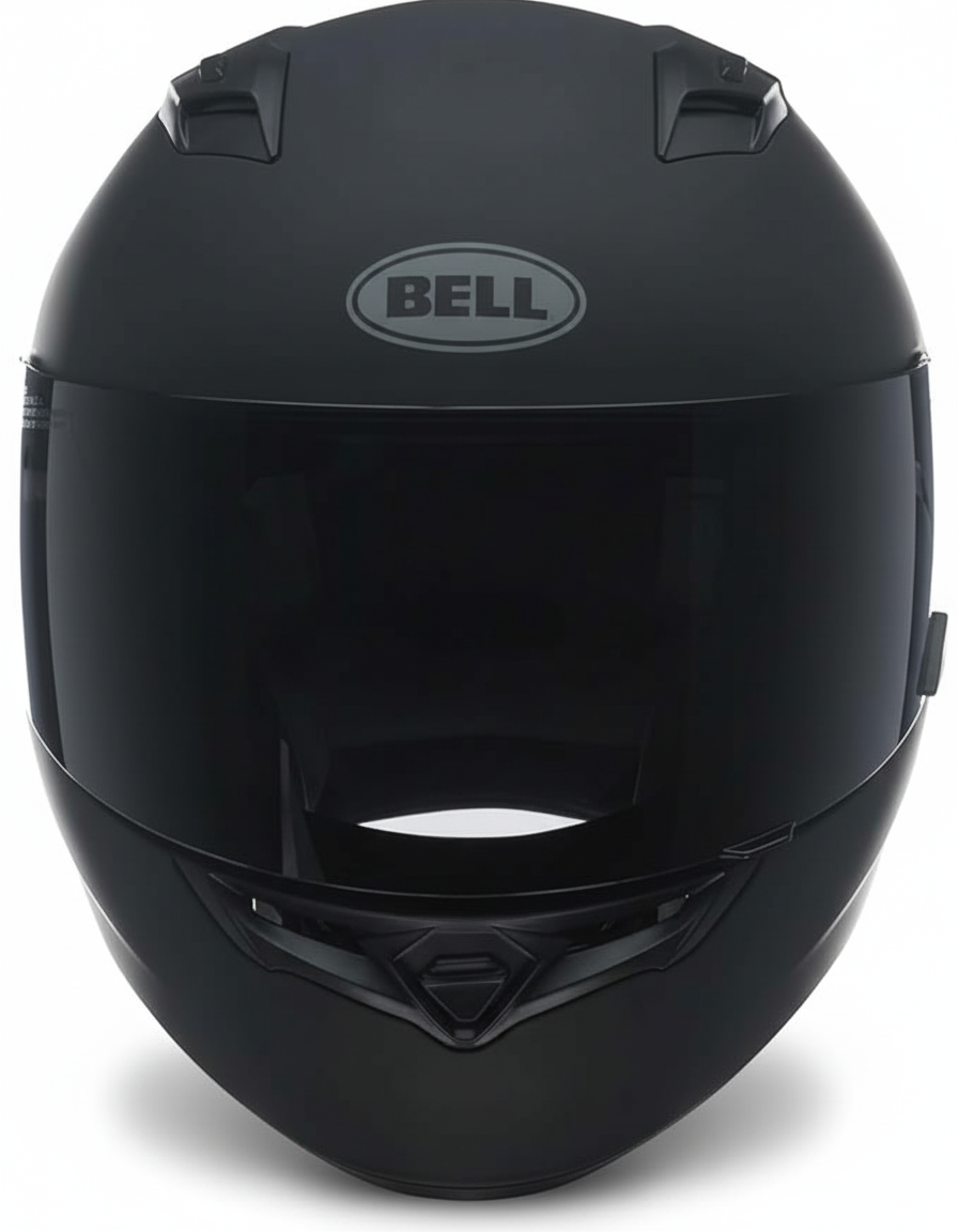Bell Qualifier casco moto nero opaco dettaglio ventilazione
