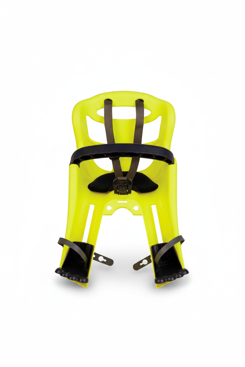 Bellelli Tatoo Plus seggiolino bici anteriore giallo alta visibilità