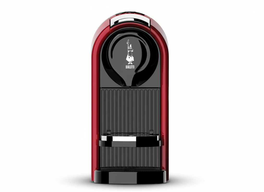 Macchina caffè Bialetti rossa design italiano
