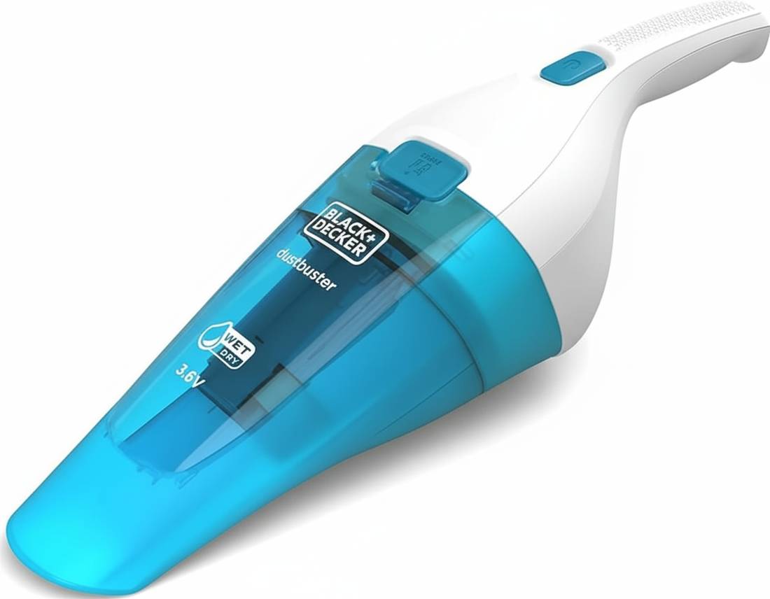 BLACK+DECKER Dustbuster Aspirapolvere Portatile Wet & Dry vista frontale
