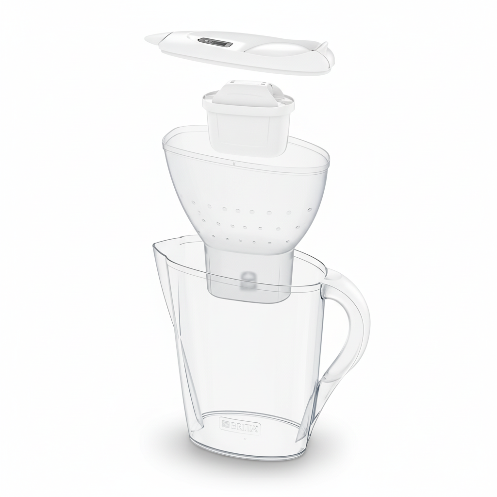 BRITA Marella dettaglio sistema filtrante acqua