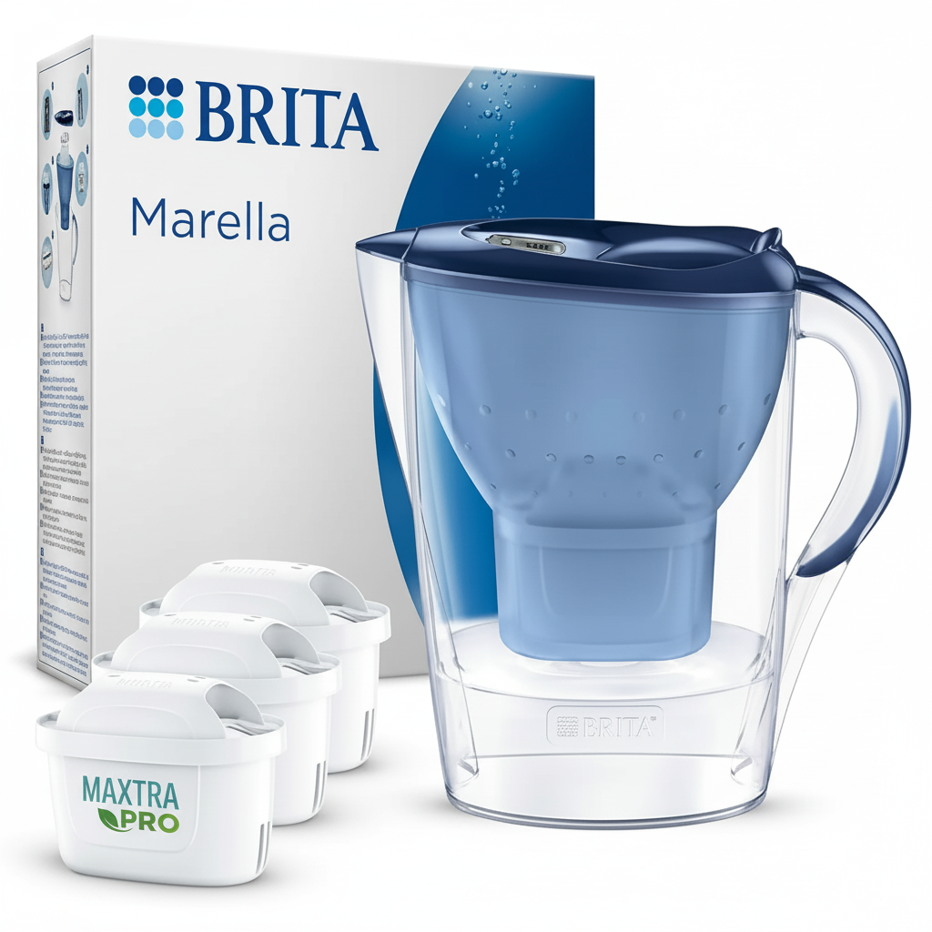 BRITA Marella dettaglio sistema filtrante acqua