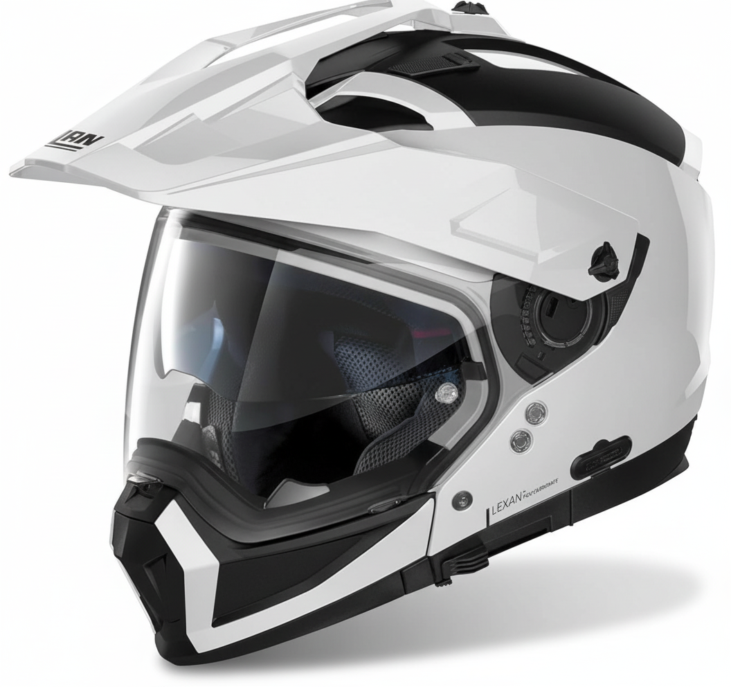 Casco Nolan N70-2 X Classic Modulare Bianco Metallizzato
