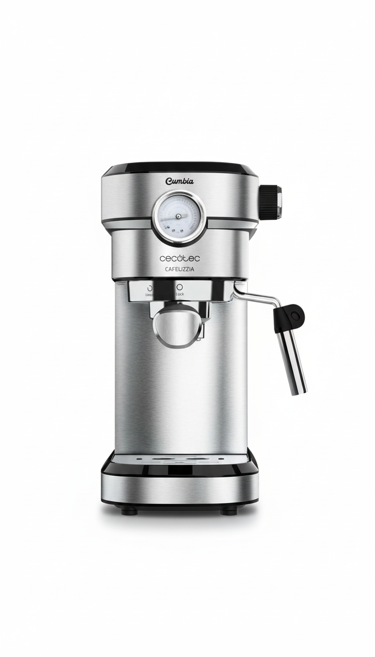 Cecotec Cafelizzia 790 Steel Pro Macchina Caffè Espresso vista frontale