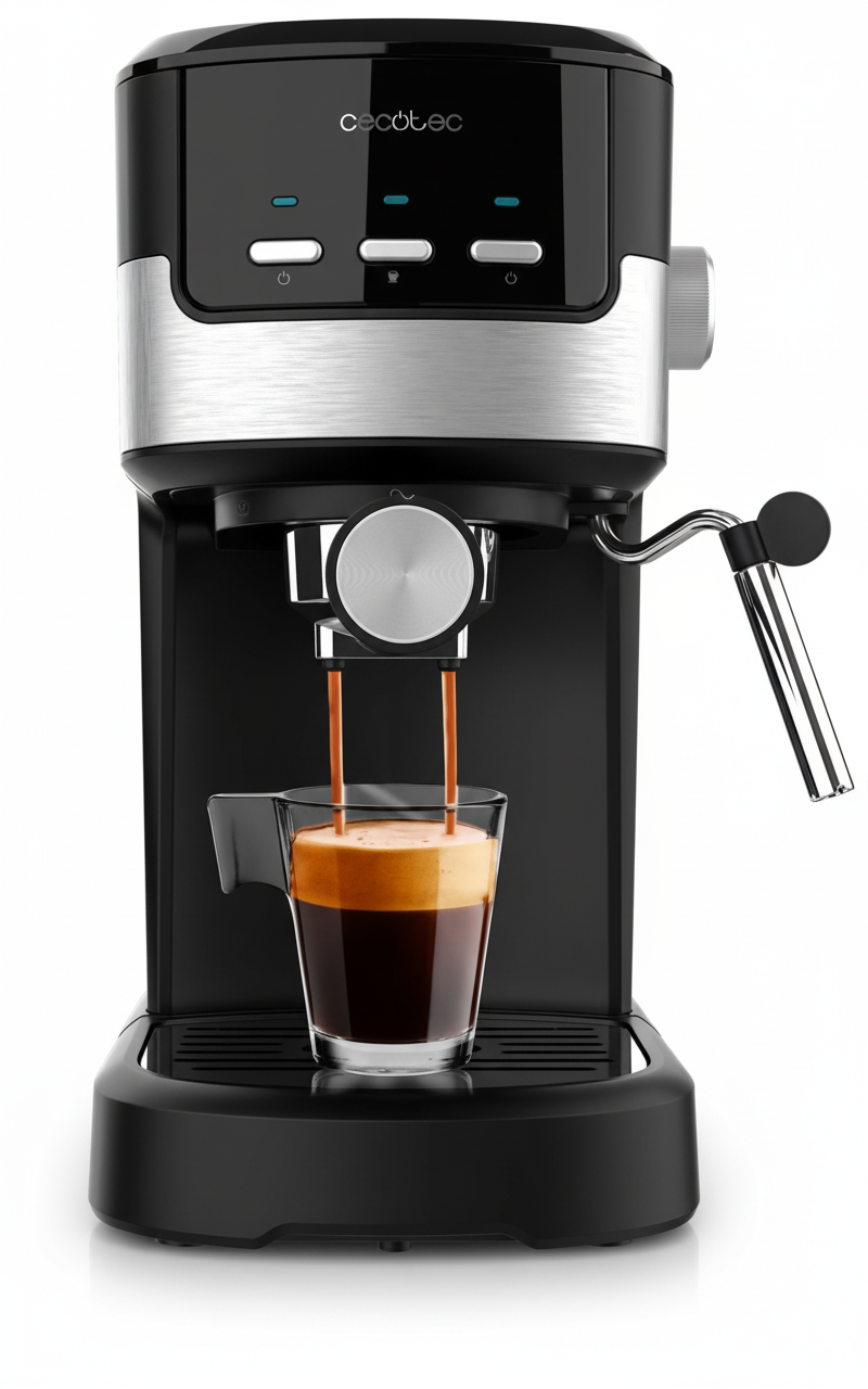 Macchina caffè Cecotec 20 bar con sistema Thermoblock