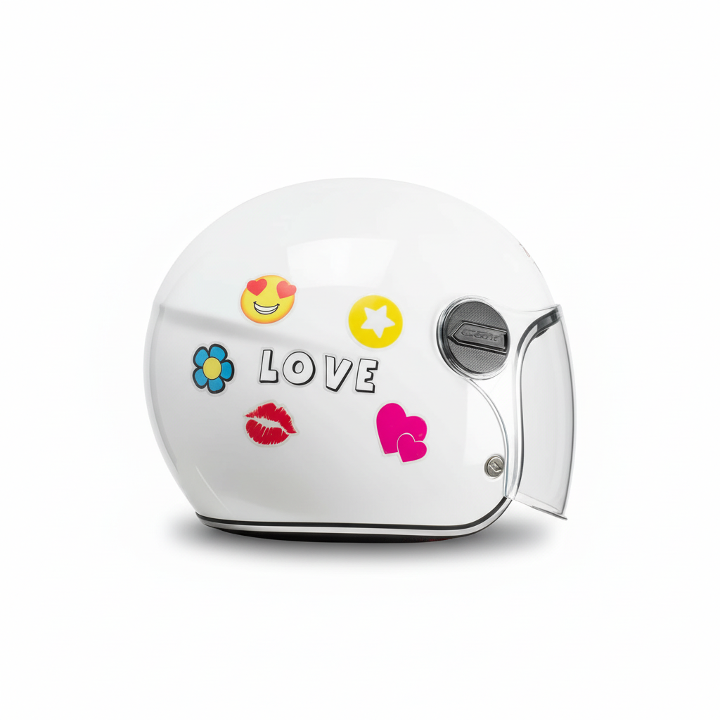 Casco CGM Young Mini Vista Frontale Bianco YXS
