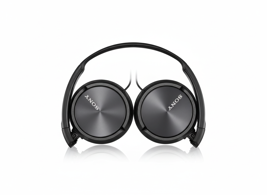 Cuffie Sony MDR-ZX310W nere vista frontale