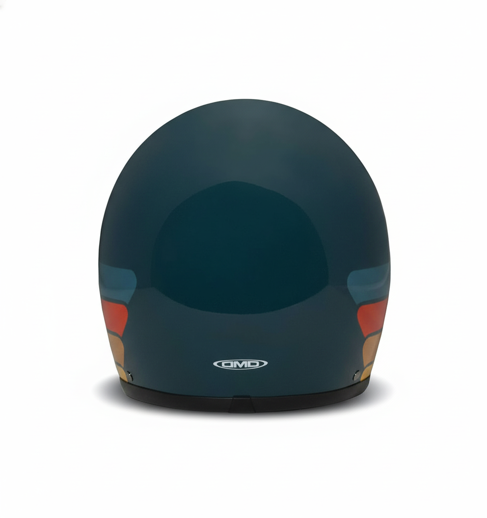 DMD Casco Jet Vintage Petrolhead vista laterale