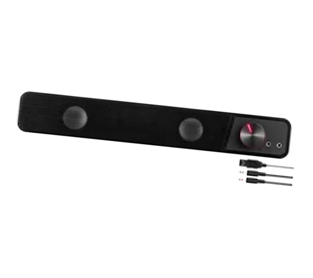 Speedlink BRIO Soundbar PC - Altoparlanti Stereo 12W con Jack Audio e USB