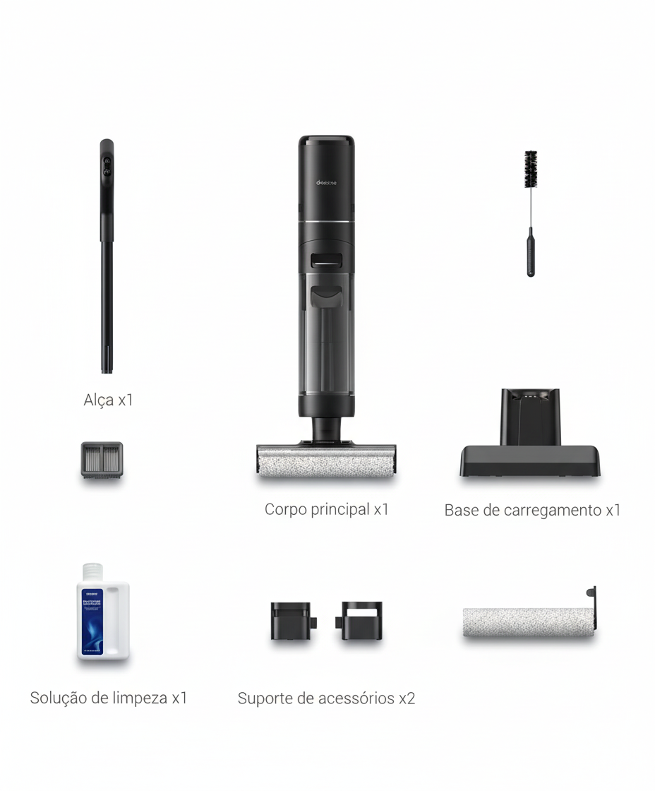 Dreame H12 Pro tecnologia Wet & Dry per aspirazione e lavaggio contemporaneo